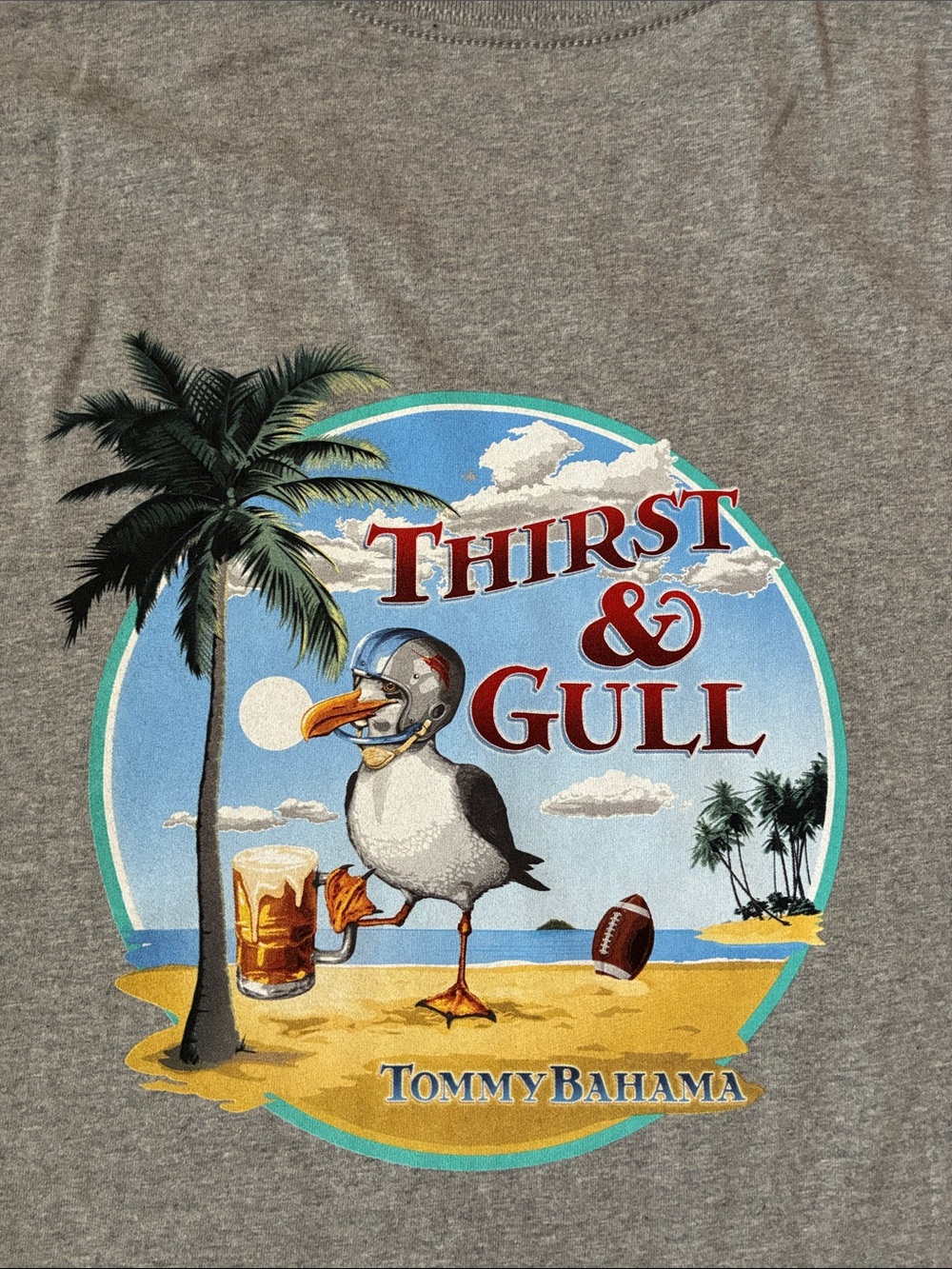 Tommy Bahama Mens XXL ‘Thirst & Gull’ graphic T-shirt